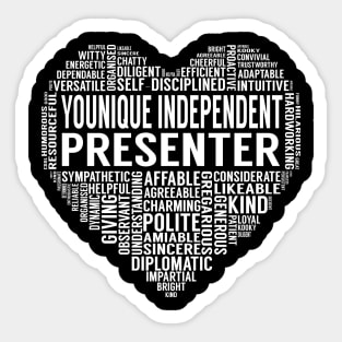 Younique Independent Presenter Heart Sticker